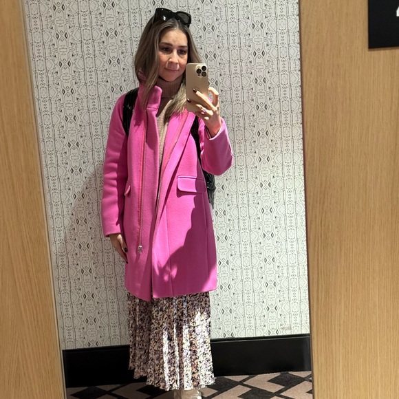 J. Crew Cocoon Coat in Italian stadium-cloth wool (Petite) - Picture 1 of 4